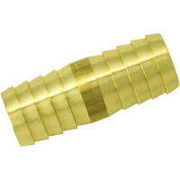 Jonction cannelée cylindrique droite en laiton
