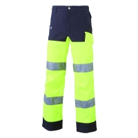 Pantalon haute visibilité jaune/gris foncé CL2 LUK LIGHT