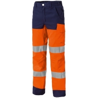 Pantalon haute visibilité LUKLIGHT orange/marine