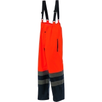 Pantalon haute visibilité POLARIS orange/marine
