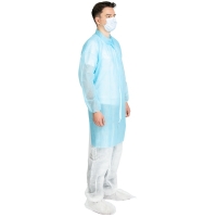 Blouse à usage court 40.635 bleue