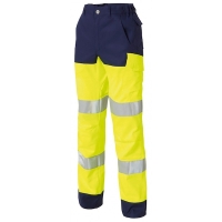 Pantalon haute visibilité LUKLIGHT VERYLIGHT jaune/marine