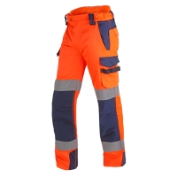 Pantalon haute-visibilité ACTIV LINE orange/marine