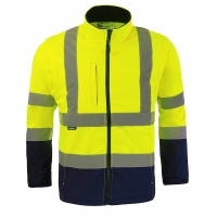 Blouson haute visibilité ZOÉ 2 en 1 jaune/marine