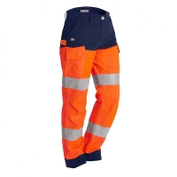 Pantalon femme haute visibilité LUKLIGHT orange/marine
