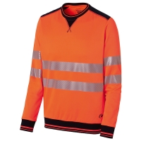 Sweat haute visibilité LUKLIGHT orange/marine
