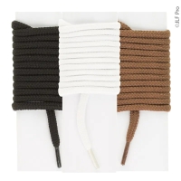 Lacet polyester rond (sachet de 100 paires)