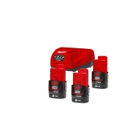 Pack batteries 12V et chargeur C12C pour outillage électroportatif M12 NRG