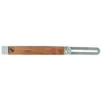 Fausse équerre à coulisse bois avec lame en inox