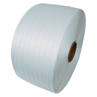 Feuillard de cerclage textile tissé