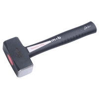 Massette angles abattus manche quadrimatière CARBON