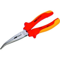 Pince à bec demi-rond coudé isolée 1 000 V 239-TI