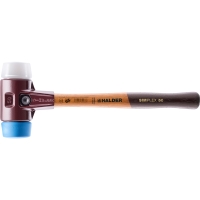 Maillet SIMPLEX avec manche en bois en superplastique/TPE souple