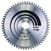 Lame de scie circulaire bois OPTILINE WOOD pour scies à onglet et radiales
