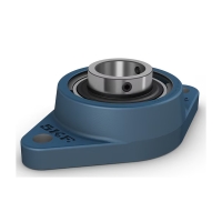 Palier complet à billes auto-aligneur à applique ovale série FYTB..TF