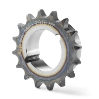 Pignon simple à moyeu amovible à denture trempée