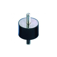 Butée cylindrique RADIAFLEX fixation à 2 tiges filetées inox