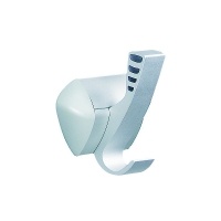 Patère 77 sur lice à fixer aluminium laqué blanc RAL9010