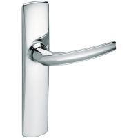 Ensemble sur petite plaque RIV-ANGERS chromé miroir