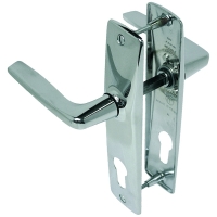 Ensemble sur petite plaque RIV-JUNIOR chromé miroir