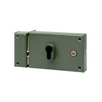 Serrure en applique horizontale à fouillot 7416 à cylindre européen