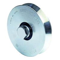 Galet seul à gorge en V avec 2 roulements 305 V