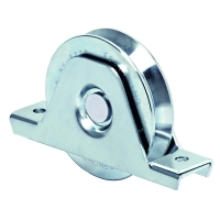 Galet sur support intérieur à gorge en V avec 1 roulement 335 V