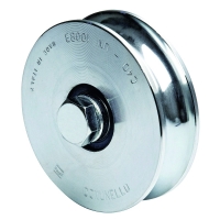 Galet seul à gorge ronde de 19 mm avec 2 roulements 315