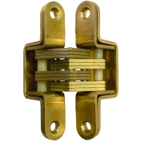 Charnière invisible laiton à encastrer