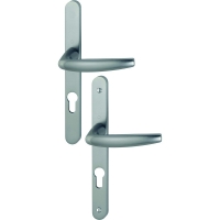 Ensemble sur grande plaque étroite  ATLANTA inox F9