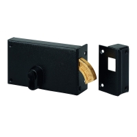 Serrure en applique horizontale à crochet 9376C à cylindre européen