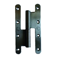 Paumelle inox 304 bouts ronds pour menuiserie bois