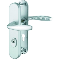 Ensemble de sécurité palière sur grande plaque NEW-YORK finition argent F1