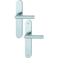 Ensemble sur grande plaque CONFLUENCE argent F1