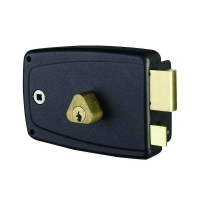 Serrure en applique horizontale à fouillot MATCH à cylindre rond