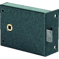 Serrure en applique horizontale à fouillot bec-de-cane