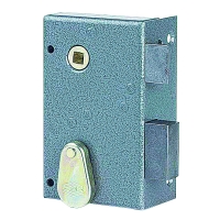 Serrure en applique verticale à fouillot