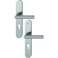 Ensemble sur grande plaque CONFLUENCE inox F9