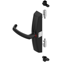 Crémone pompier DUALIS DS7220 à poignée rotative pour tringle encastrée