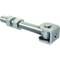 Gond à visser avec chape à visser pour fixation de portail et portillon