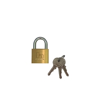 Cadenas à clé s'entrouvant en laiton