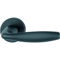 Ensemble sur rosace NEW-YORK finition noir mat F9714