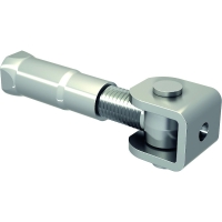 Gond à sceller avec chape à visser pour fixation de portail et portillon - acier