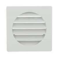 Grille d'aération GTEM spéciale façade pour tube PVC