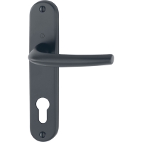 Ensemble sur petite plaque SAN-DIEGO noir mat F9714