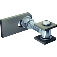 Gond à chape à souder pour fixation de portail et portillon réglable 180°