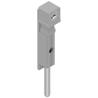 Verrou en applique CLASSIC DS6975 à tête étroite avec barillet