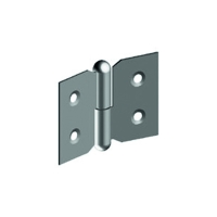 Paumelle de meuble acier nickelé