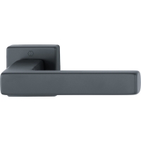 Ensemble sur rosace carrée TOULON finition noir mat F9714