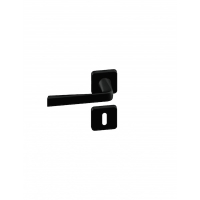 Ensemble sur rosace carrée KAZA finition noir Basalt